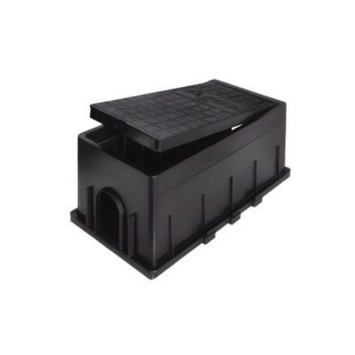 Caja plástica para medidor de agua potable compacta